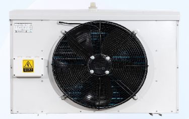 शीत कक्ष एयर कूलर संक्षारण प्रतिरोधी इस्पात आवरण दोहरी परत पानी ट्रे और शीतलन प्रदर्शन के लिए गर्मी विनिमय पाइप के साथ