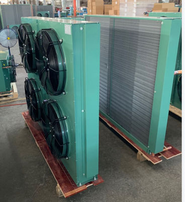कूल रूम 7HP 8HP 10HP के लिए फिन ट्यूब एयर कूल्ड मोनोब्लॉक कंडेनसिंग यूनिट
